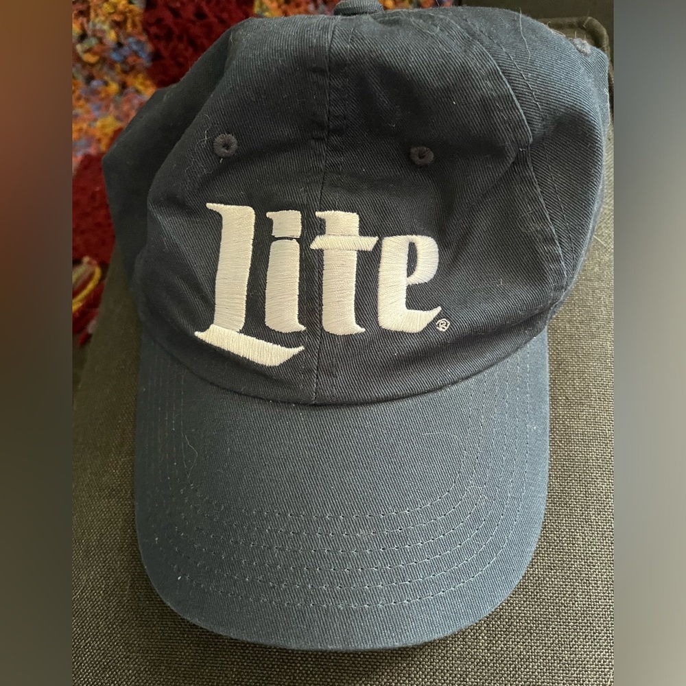 Miller lite adjustable cap